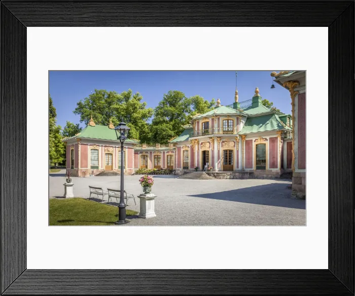Framed Print : Chinese castle in the park of Drottningholm Palace near Stockholm, Sweden
