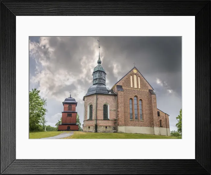 Framed Print : Church of Skokloster Castle, Uppland Province, Sweden Framed Print : Church of Skokloster Castle, Uppland Province, Sweden