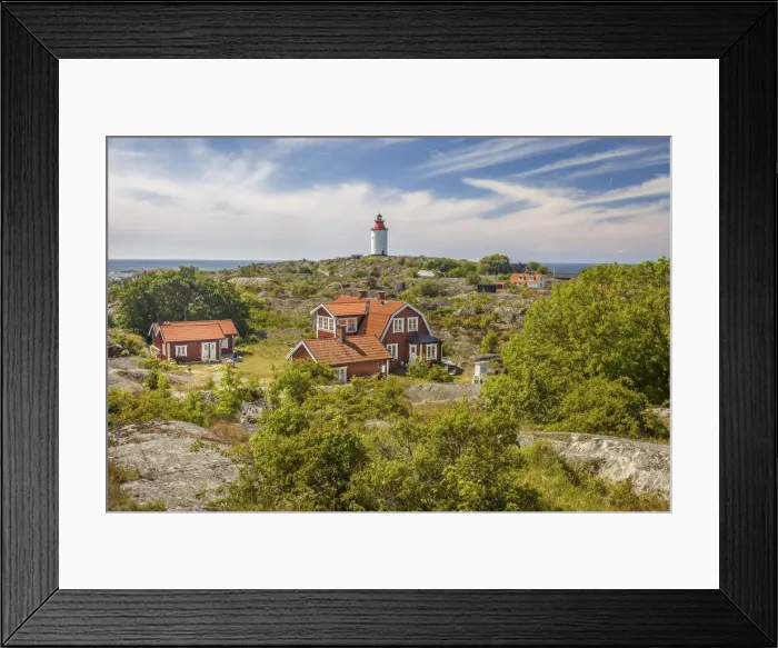 Framed Print : Landsort Fyr lighthouse on the archipelago island of A-ja, Stockholm County, Sweden Framed Print : Landsort Fyr lighthouse on the archipelago island of A-ja, Stockholm County, Sweden