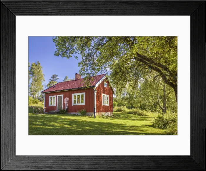 Framed Print : Idyllic summer house near Bro, Stockholm County, Sweden Framed Print : Idyllic summer house near Bro, Stockholm County, Sweden
