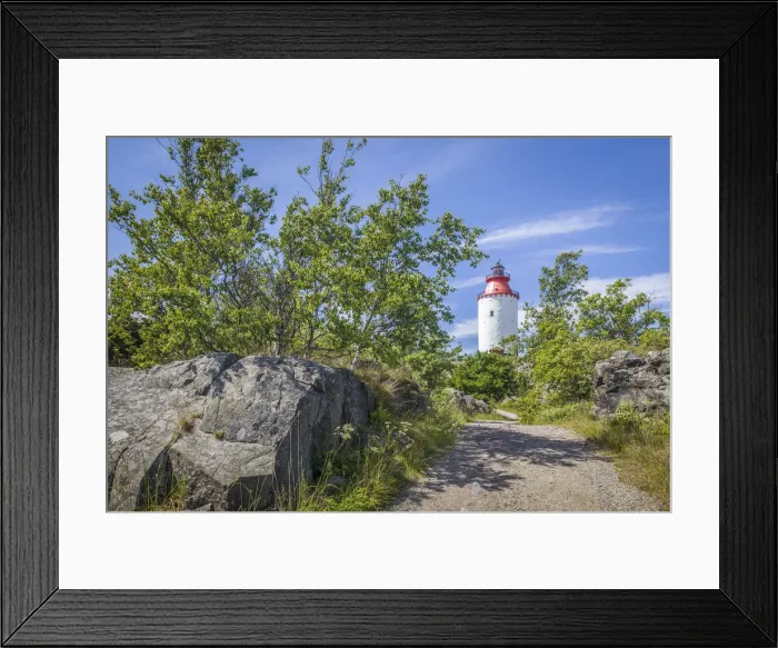 Framed Print : Landsort Fyr lighthouse on the archipelago island of Oja, Stockholm County Framed Print : Landsort Fyr lighthouse on the archipelago island of Oja, Stockholm County
