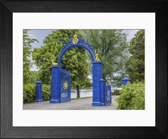 Framed Print : Entrance to Djurgarden Park in Stockholm, Sweden Framed Print : Entrance to Djurgarden Park in Stockholm, Sweden