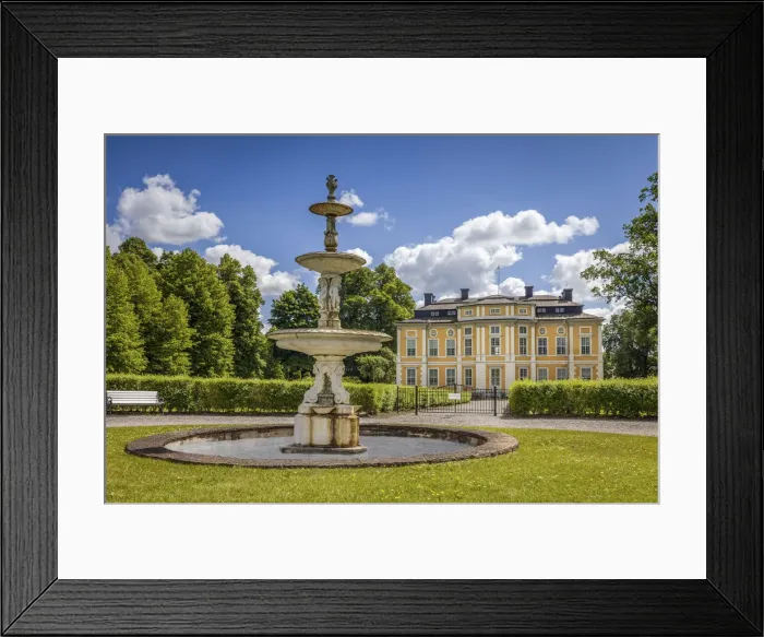 Framed Print : Park of Steninge Castle near Stockholm, Sweden Framed Print : Park of Steninge Castle near Stockholm, Sweden