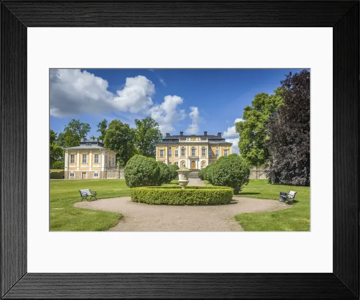 Framed Print : Park of Steninge Castle near Stockholm, Sweden Framed Print : Park of Steninge Castle near Stockholm, Sweden