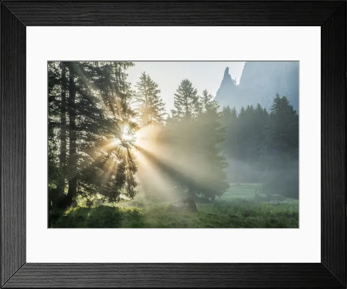 Framed Print : Switzerland, St. Gallen, Grabs, Voralp, sunrise Framed Print : Switzerland, St. Gallen, Grabs, Voralp, sunrise