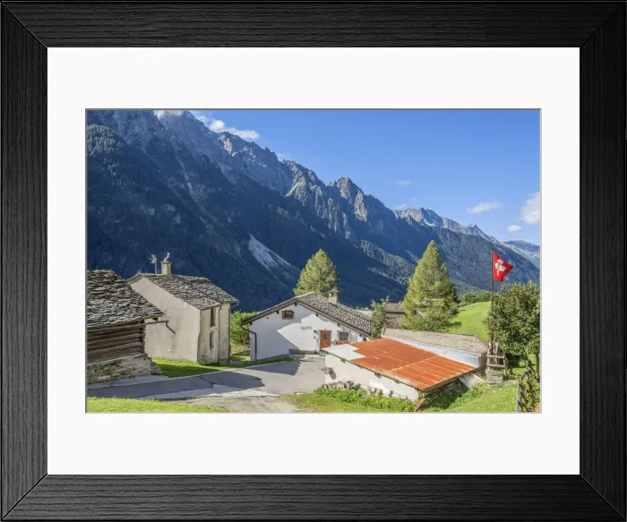 Framed Print : Roticcio, Bergell, Grisons (Graubunden), Switzerland Framed Print : Roticcio, Bergell, Grisons (Graubunden), Switzerland