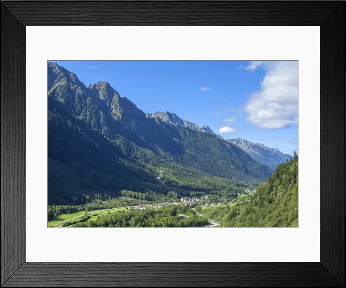 Framed Print : Borgonovo, Bergell, Grisons (Graubunden), Switzerland