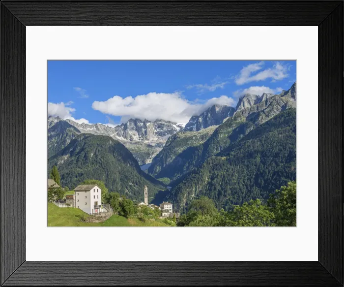 Framed Print : Soglio, Bergell, Grisons (Graubunden), Switzerland Framed Print : Soglio, Bergell, Grisons (Graubunden), Switzerland