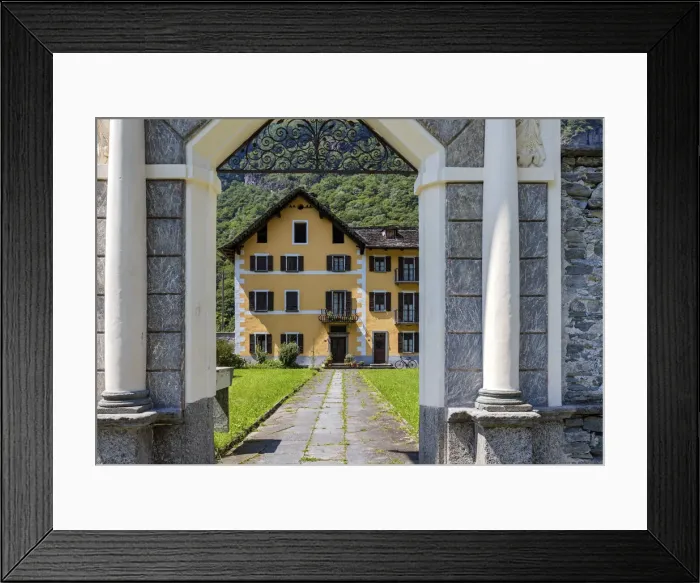 Framed Print : Switzerland, Ticino Canton, Maggiatal Framed Print : Switzerland, Ticino Canton, Maggiatal
