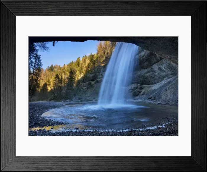 Framed Print : Switzerland, Canton St. Gallen, Toggenburg, Hammertobel Framed Print : Switzerland, Canton St. Gallen, Toggenburg, Hammertobel