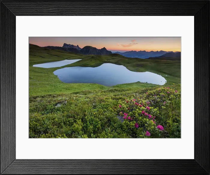 Framed Print : Switzerland, Canton St. Gallen, Sarganserland, Flumserberge Framed Print : Switzerland, Canton St. Gallen, Sarganserland, Flumserberge