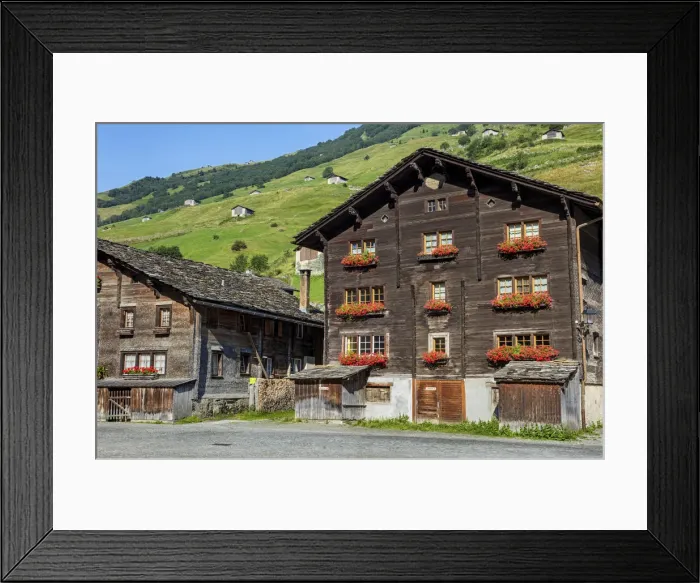 Framed Print : Switzerland, Canton Graubunden, Valsertal Framed Print : Switzerland, Canton Graubunden, Valsertal