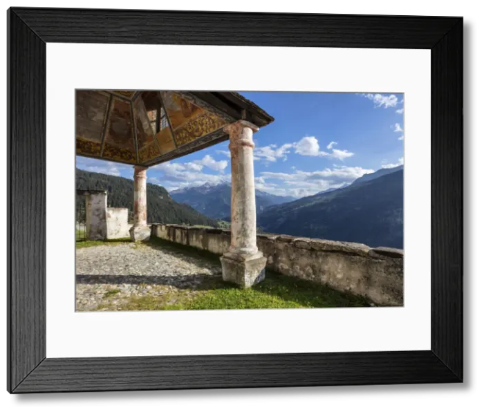 Framed Print : Switzerland, Canton Graubunden, Kirche St. Johannes Framed Print : Switzerland, Canton Graubunden, Kirche St. Johannes