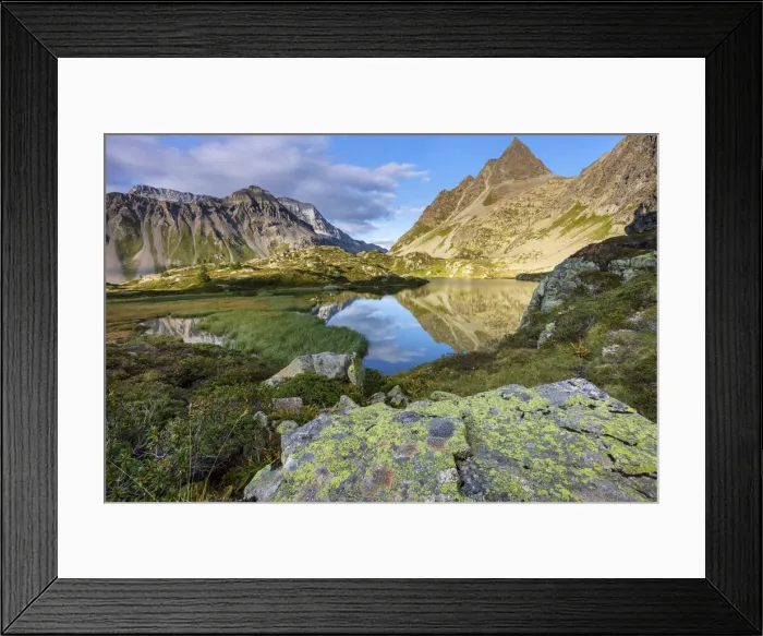 Framed Print : Switzerland, Canton Graubunden, Albulatal, Albulapass Framed Print : Switzerland, Canton Graubunden, Albulatal, Albulapass