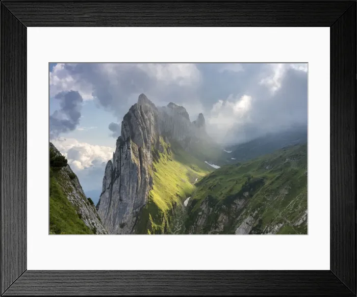 Framed Print : Switzerland, Canton St. Gallen, Alpstein Framed Print : Switzerland, Canton St. Gallen, Alpstein