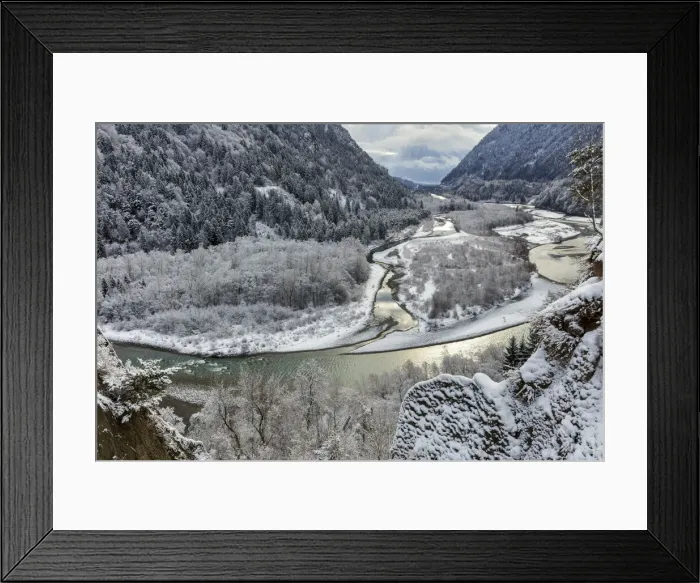 Framed Print : Switzerland, Canton Graubunden, Domleschg, Hinterrhein Framed Print : Switzerland, Canton Graubunden, Domleschg, Hinterrhein