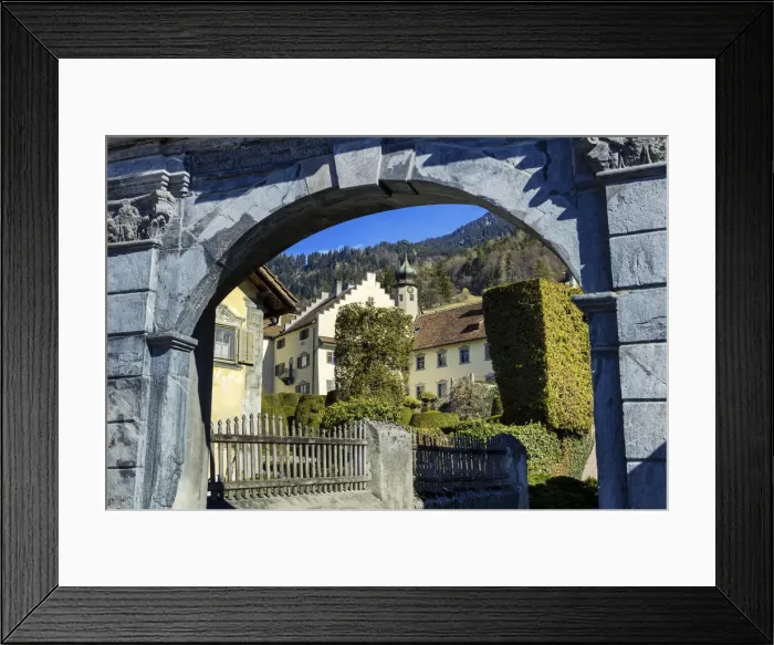 Framed Print : Switzerland, Canton Graubunden, Bundner Herrschafdt Framed Print : Switzerland, Canton Graubunden, Bundner Herrschafdt