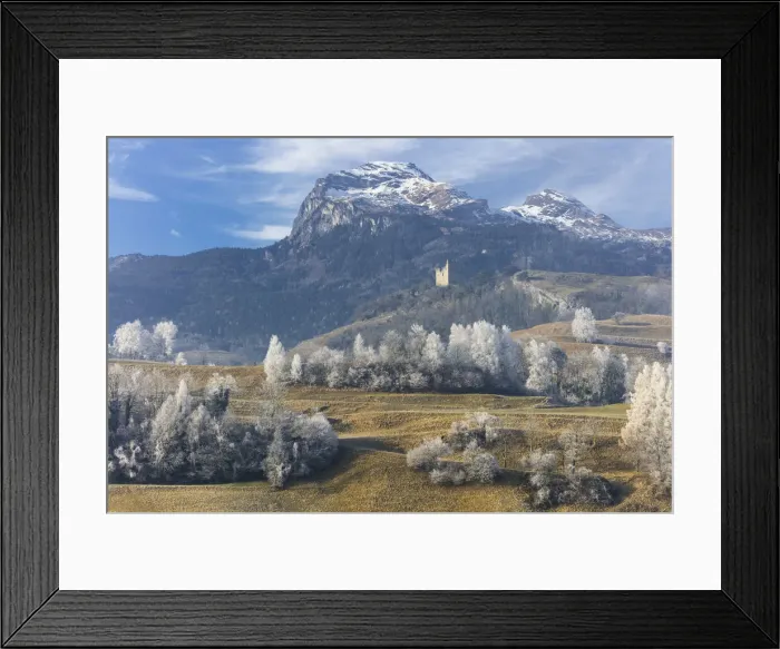 Framed Print : Switzerland, Canton St. Gallen, Rheintal, Alvier Framed Print : Switzerland, Canton St. Gallen, Rheintal, Alvier