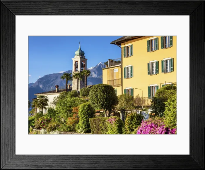 Framed Print : Switzerland, Ticino Canton, Lago Maggiore, Gambarogno Framed Print : Switzerland, Ticino Canton, Lago Maggiore, Gambarogno