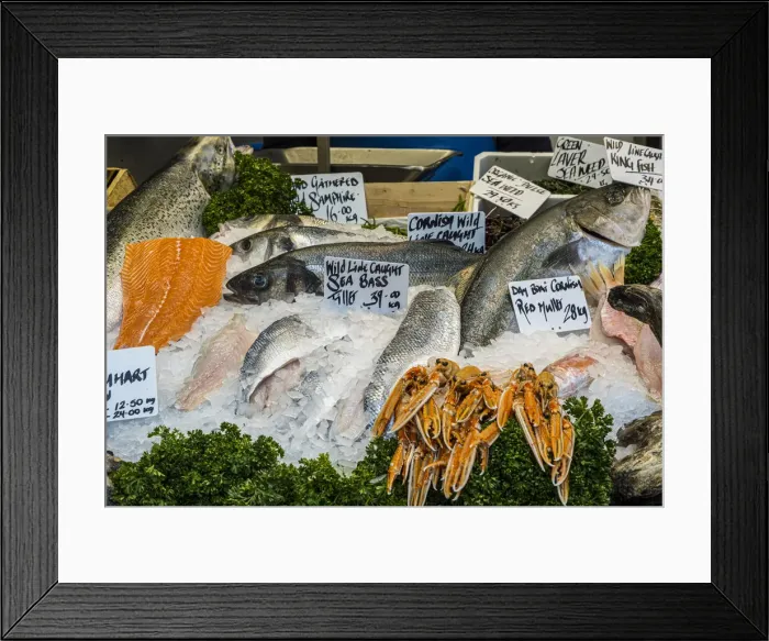Framed Print : Borough Market, Southwark, London, England, UK Framed Print : Borough Market, Southwark, London, England, UK