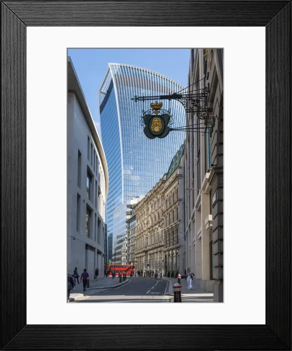 Framed Print : Walkie Talkie building, City of London, London, England, UK Framed Print : Walkie Talkie building, City of London, London, England, UK