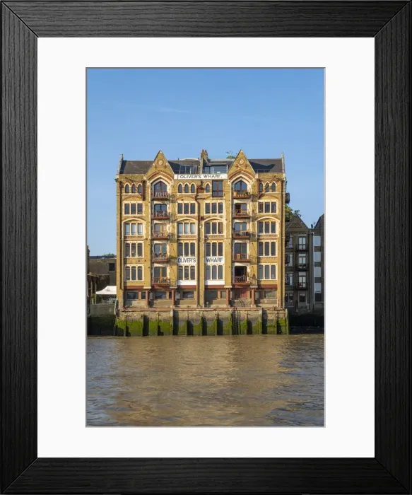 Framed Print : Olivers Wharf, Wapping, London, England, UK Framed Print : Olivers Wharf, Wapping, London, England, UK