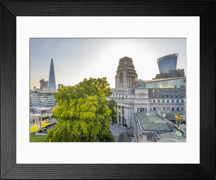 Framed Print : 4 Seasons Hotel, Trinity Square, London, England, UK