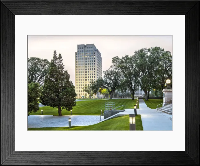Framed Print : USA, North Dakota, Bismarck, Capital City, 1930 Framed Print : USA, North Dakota, Bismarck, Capital City, 1930