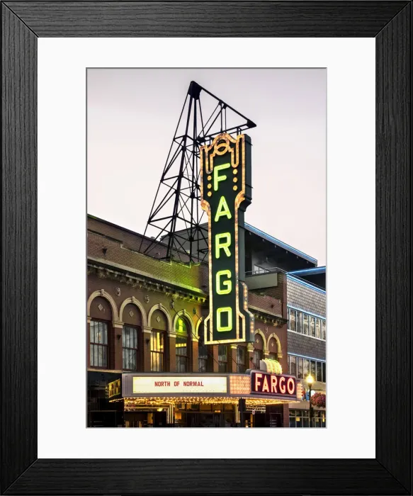 Framed Print : USA, North Dakota, Fargo, Historic Fargo Theatre, Broadway, Downtown Framed Print : USA, North Dakota, Fargo, Historic Fargo Theatre, Broadway, Downtown