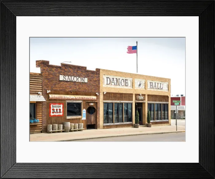 Framed Print : USA, North Dakota, Killdeer, Downtown, Main Street Framed Print : USA, North Dakota, Killdeer, Downtown, Main Street