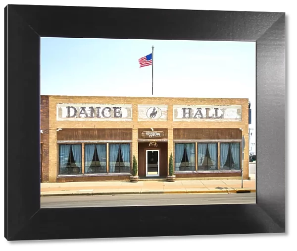 USA, North Dakota, Killdeer, Downtown, Main Street, Dance Hall