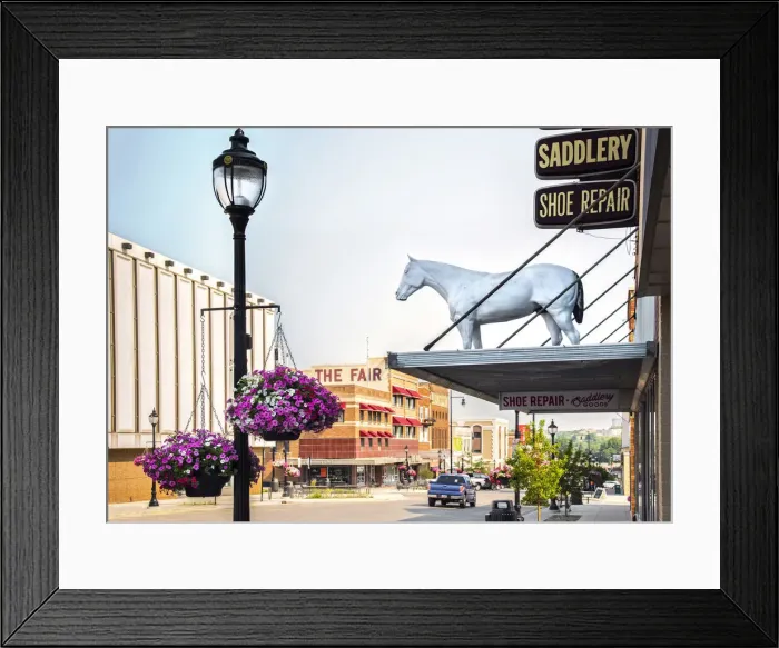Framed Print : USA, North Dakota, Minot, Downtown