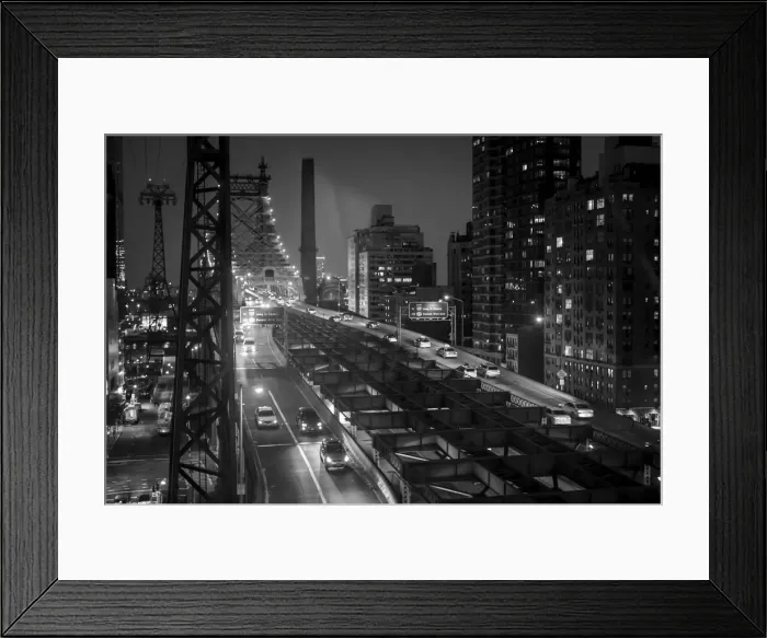 Framed Print : Ed Koch Queensboro Bridge, New York City, New York. USA Framed Print : Ed Koch Queensboro Bridge, New York City, New York. USA