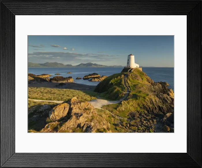 Framed Print : Twr Mawr Lighthouse on Llanddwyn Island at Sunset, Anglesey, North Wales Framed Print : Twr Mawr Lighthouse on Llanddwyn Island at Sunset, Anglesey, North Wales