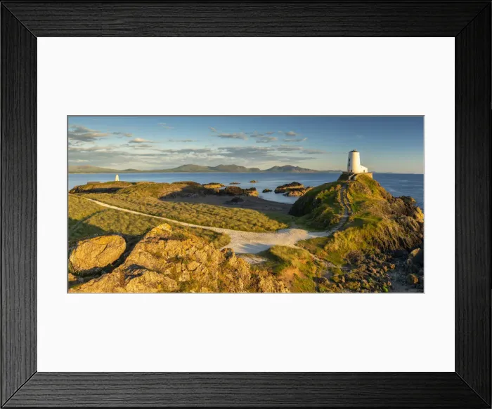 Framed Print : Twr Mawr Lighthouse on Llanddwyn Island at Sunset, Anglesey, North Wales Framed Print : Twr Mawr Lighthouse on Llanddwyn Island at Sunset, Anglesey, North Wales