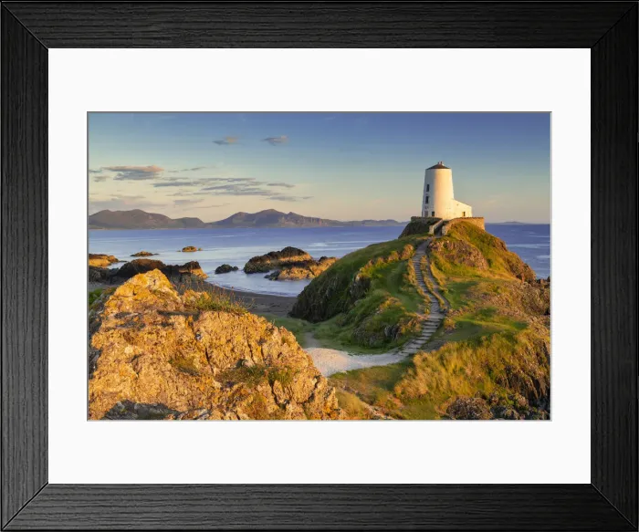 Framed Print : Twr Mawr Lighthouse on Llanddwyn Island at Sunset, Anglesey, North Wales Framed Print : Twr Mawr Lighthouse on Llanddwyn Island at Sunset, Anglesey, North Wales