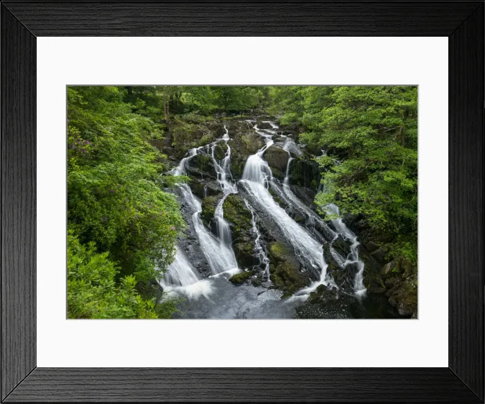 Framed Print : Swallow Falls, Betws-y-Coed, Conwy, Wales