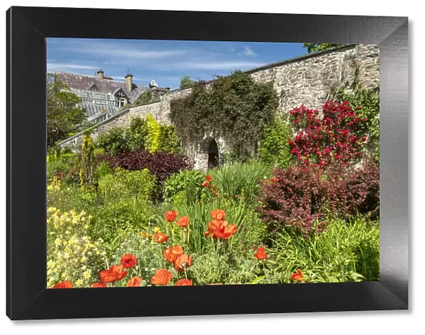 Walled Garden, Bodnant Gardens, near Tal-y-Cafn, Conwy, Wales