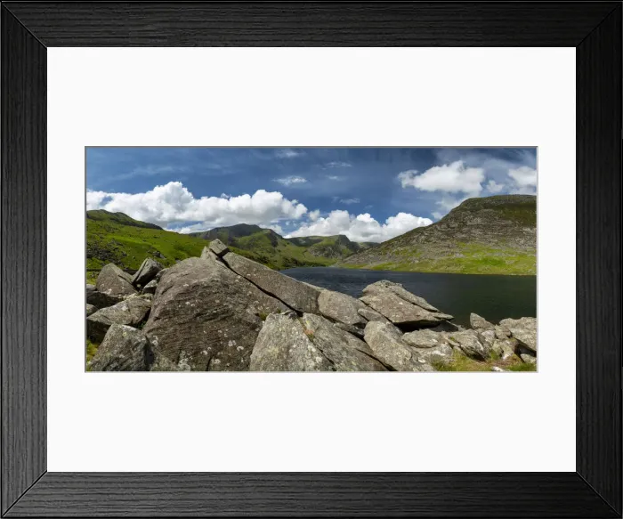 Framed Print : Llyn Ogwen, Gwynedd, Wales Framed Print : Llyn Ogwen, Gwynedd, Wales