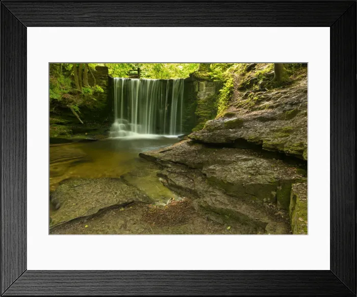 Framed Print : Plas Power Waterfall, Clywedog Valley, Coedpoeth, Wrexham, Wales Framed Print : Plas Power Waterfall, Clywedog Valley, Coedpoeth, Wrexham, Wales