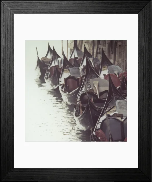 Framed Print : Gondolas, Venice, Italy Framed Print : Gondolas, Venice, Italy