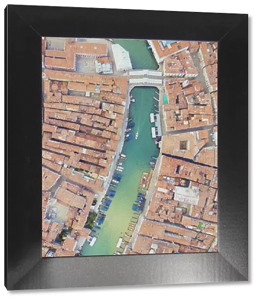 Italy, Veneto, Venice, Aerial view of city centreitaly