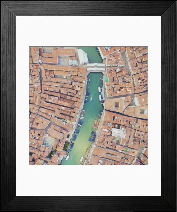Framed Print : Italy, Veneto, Venice, Aerial view of city centreitaly Framed Print : Italy, Veneto, Venice, Aerial view of city centreitaly