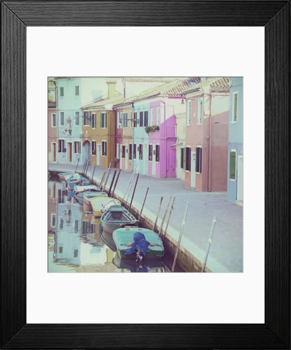 Framed Print : Burano, Venice, Italy Framed Print : Burano, Venice, Italy