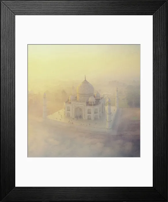 Framed Print : India, Uttar Pradesh, Agra, Taj Mahal (UNESCO World Heritage Site) Framed Print : India, Uttar Pradesh, Agra, Taj Mahal (UNESCO World Heritage Site)