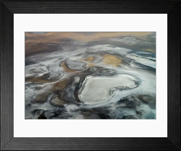 Framed Print : Aerial of Lake Torrens, South Australia, Australia Framed Print : Aerial of Lake Torrens, South Australia, Australia
