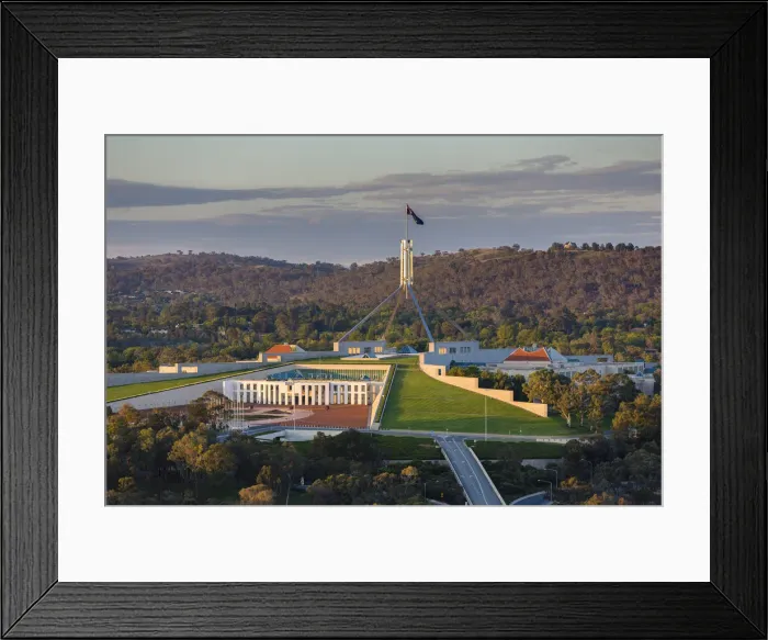 Framed Print : Parliament House, Canberra, Australian Capital Territory, Australia