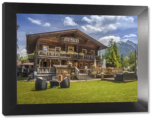 Historic mountain inn near Seefeld in Tirol, Tyrol, Austria