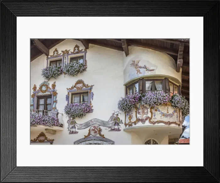 Framed Print : Historic farm in Seefeld in Tirol, Tyrol, Austria Framed Print : Historic farm in Seefeld in Tirol, Tyrol, Austria