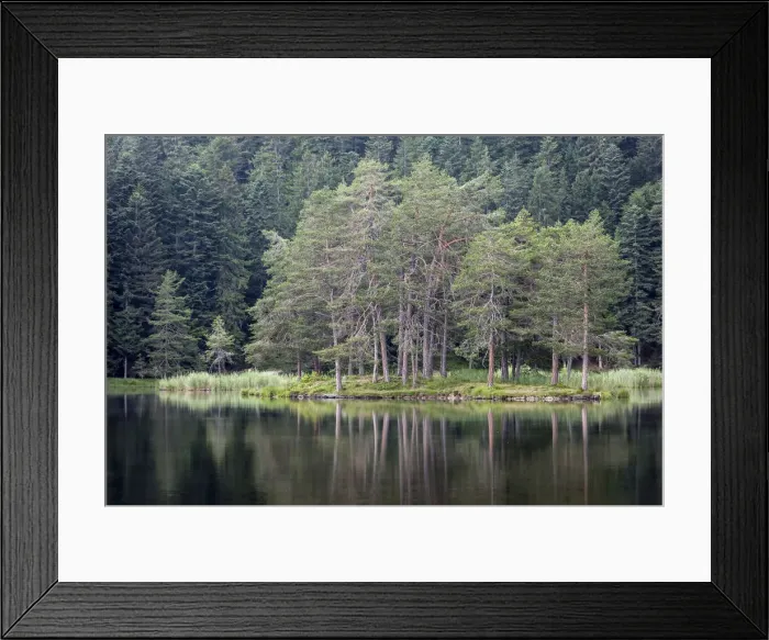 Framed Print : Moeserer Lake, Moesern near Telfs, Tyrol, Austria Framed Print : Moeserer Lake, Moesern near Telfs, Tyrol, Austria